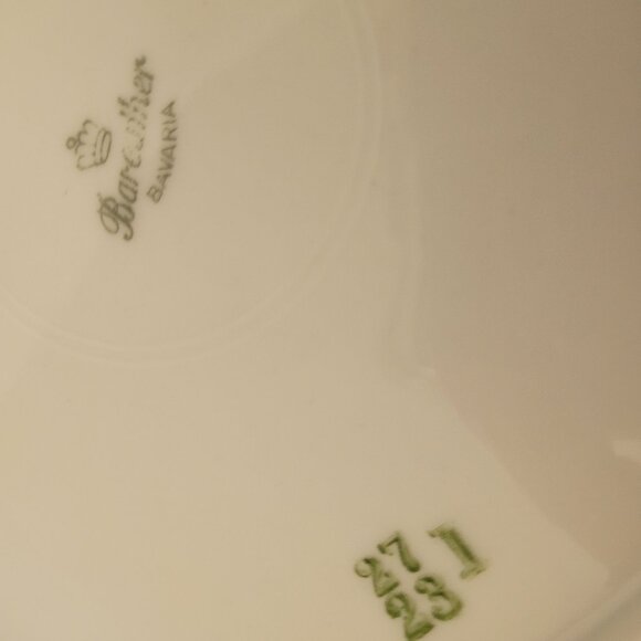 Bareuther Bavaria Porcelain | Tea Set | Cup, Saucer & Plate | Gilded Floral - Picture 10 of 14